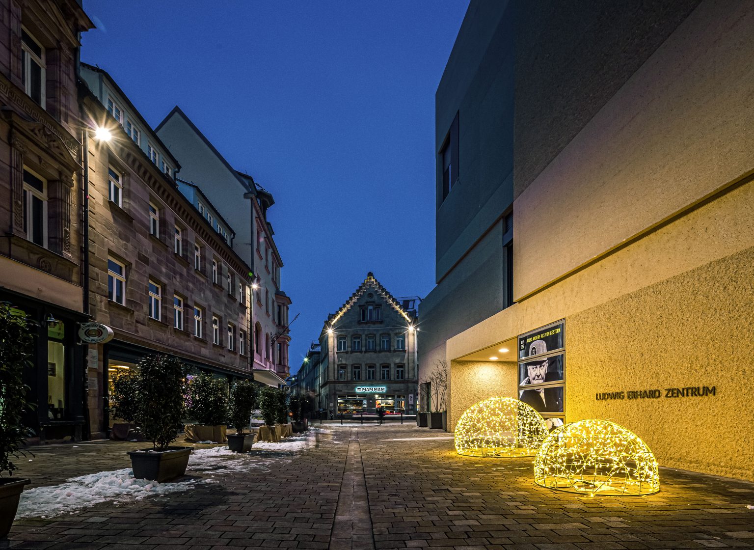 Weihnachtsbeleuchtung der Stadt Fürth, Deutschland